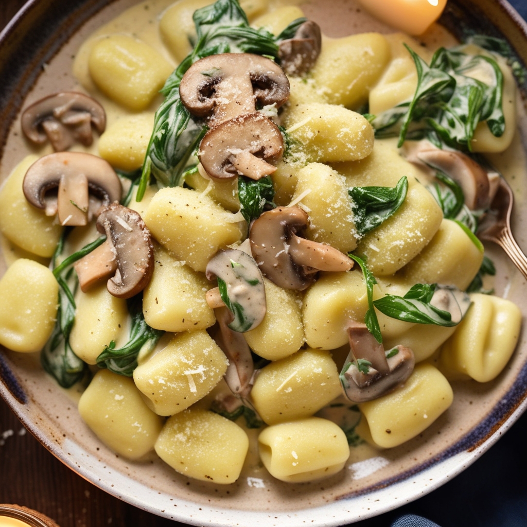 Creamy Spinach and Mushroom Quesadillas